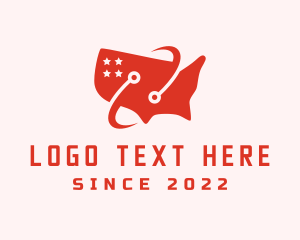 Coding - America Stars Technology logo design