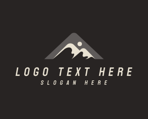 Trekker - Outdoor Mountain Adventure logo design