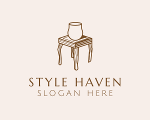 Wooden Furniture Table  Logo