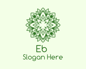 Botanical Eco Leaf Logo