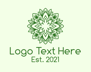 Blooming - Botanical Eco Leaf logo design