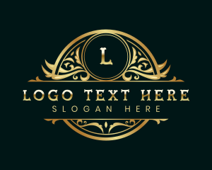 Luxe - Elegant Floral Ornamental logo design