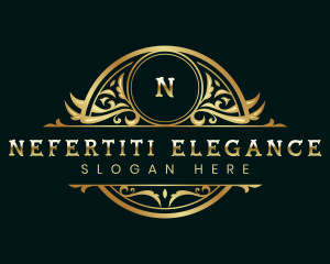 Elegant Floral Ornamental logo design