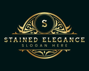 Elegant Floral Ornamental logo design