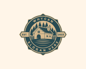 Countryside - House Forest Property logo design