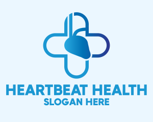 Cardiology - Blue Cross Cardiology logo design