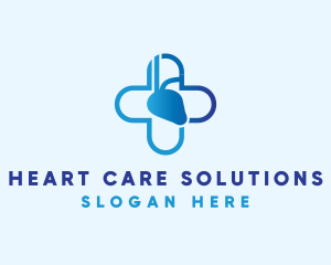 Cardiologist - Blue Cross Cardiology logo design