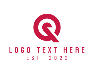 Stroke - Target Business Letter Q logo design