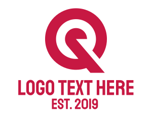 Retail - Red Target Q logo design