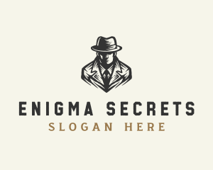 Spy Investigator Hat logo design