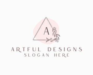 Chic Floral Salon logo design