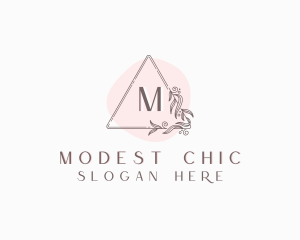 Chic Floral Salon logo design