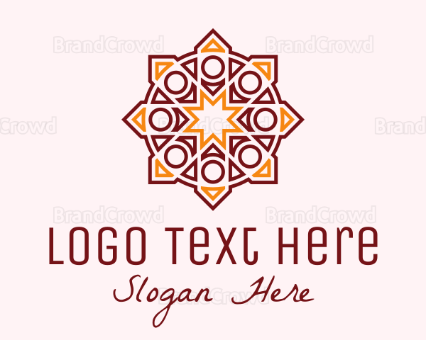 Aztec Ornamental Pattern Logo