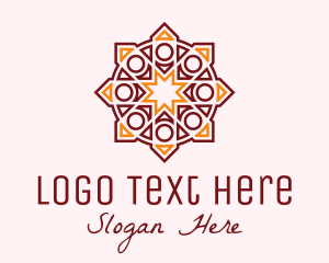 Tile - Aztec Ornamental Pattern logo design