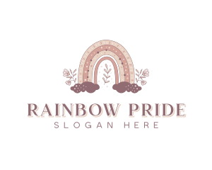 Rainbow Daycare Kindergarten logo design