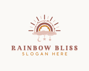 Rainbow Baby Daycare logo design