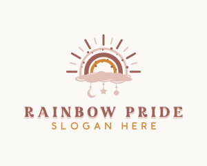 Rainbow Baby Daycare logo design