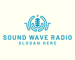 Radio Station - Soundwave Music Radio Station logo design