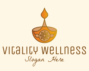 Wellness Spa Lamp  logo design