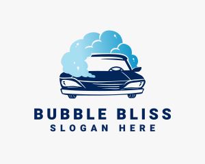 Car Wash Bubbles logo design