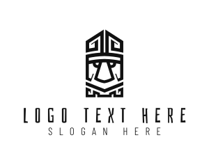 Inca - Tribal Tiki Totem logo design