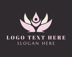 Lotus - Flower Zen Spa logo design