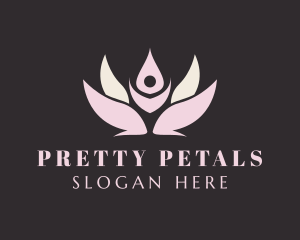 Flower Zen Spa  logo design