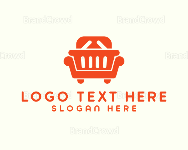 Home Furnishing Shopping Basket Logo