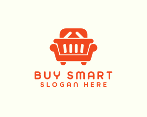 Home Furnishing Shopping Basket logo design