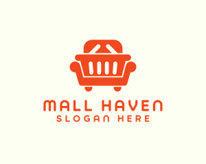 Home Furnishing Shopping Basket logo design