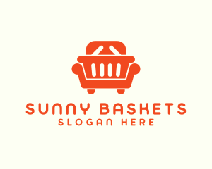 Home Furnishing Shopping Basket logo design