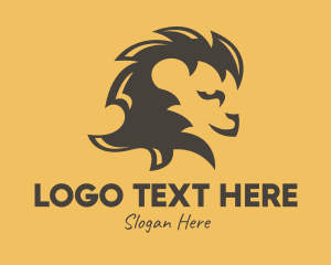 Predator - Brown Lion Mane logo design