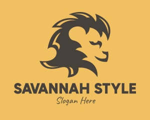 Savannah - Brown Lion Mane logo design