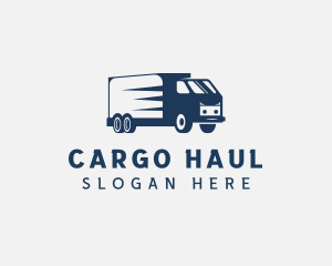 Freight Truck Delivery logo design