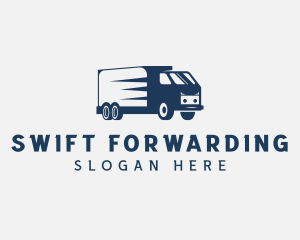 Freight Truck Delivery logo design