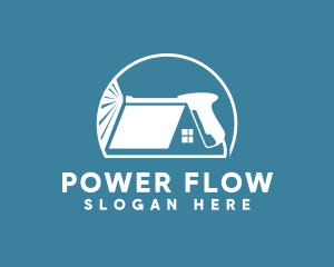 Roof Power Washer logo design