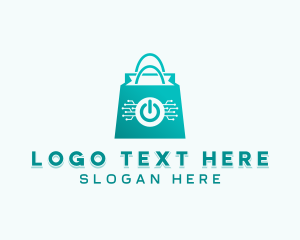 Bag - Digital Tech Marketplace logo design
