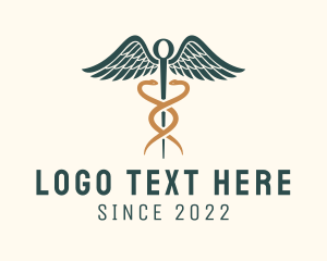 Physician - Healthcare Caduceus Staff logo design