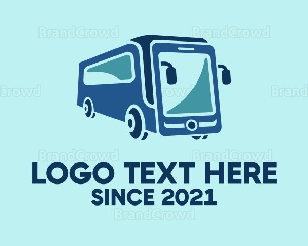 Mobile Smart Transit Bus Van Logo