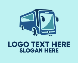 Mobile Smart Transit Bus Van Logo