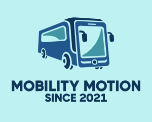 Mobile Smart Transit Bus Van logo design