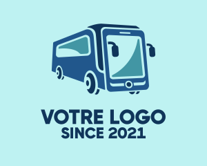Mobile Smart Transit Bus Van logo design
