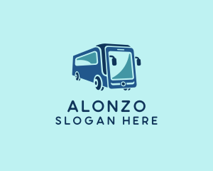 Mobile Smart Transit Bus Van logo design