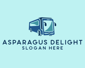 Mobile Smart Transit Bus Van logo design