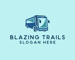 Mobile Smart Transit Bus Van logo design