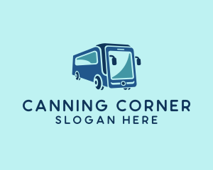 Mobile Smart Transit Bus Van logo design