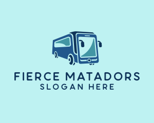 Mobile Smart Transit Bus Van logo design