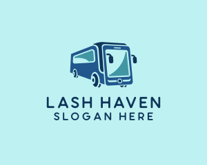 Mobile Smart Transit Bus Van logo design