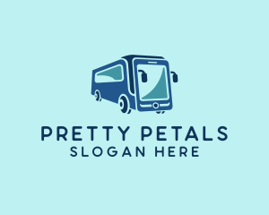 Mobile Smart Transit Bus Van logo design