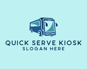 Mobile Smart Transit Bus Van logo design